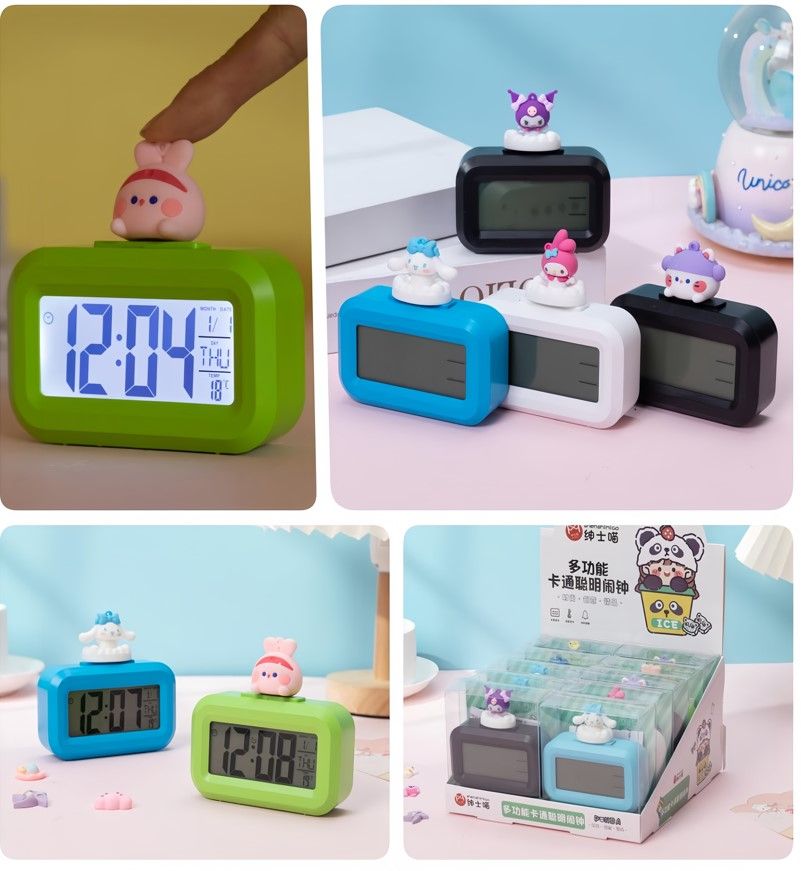 ساعت دیجیتالی رومیزی زنگ دار فانتزی 143-1