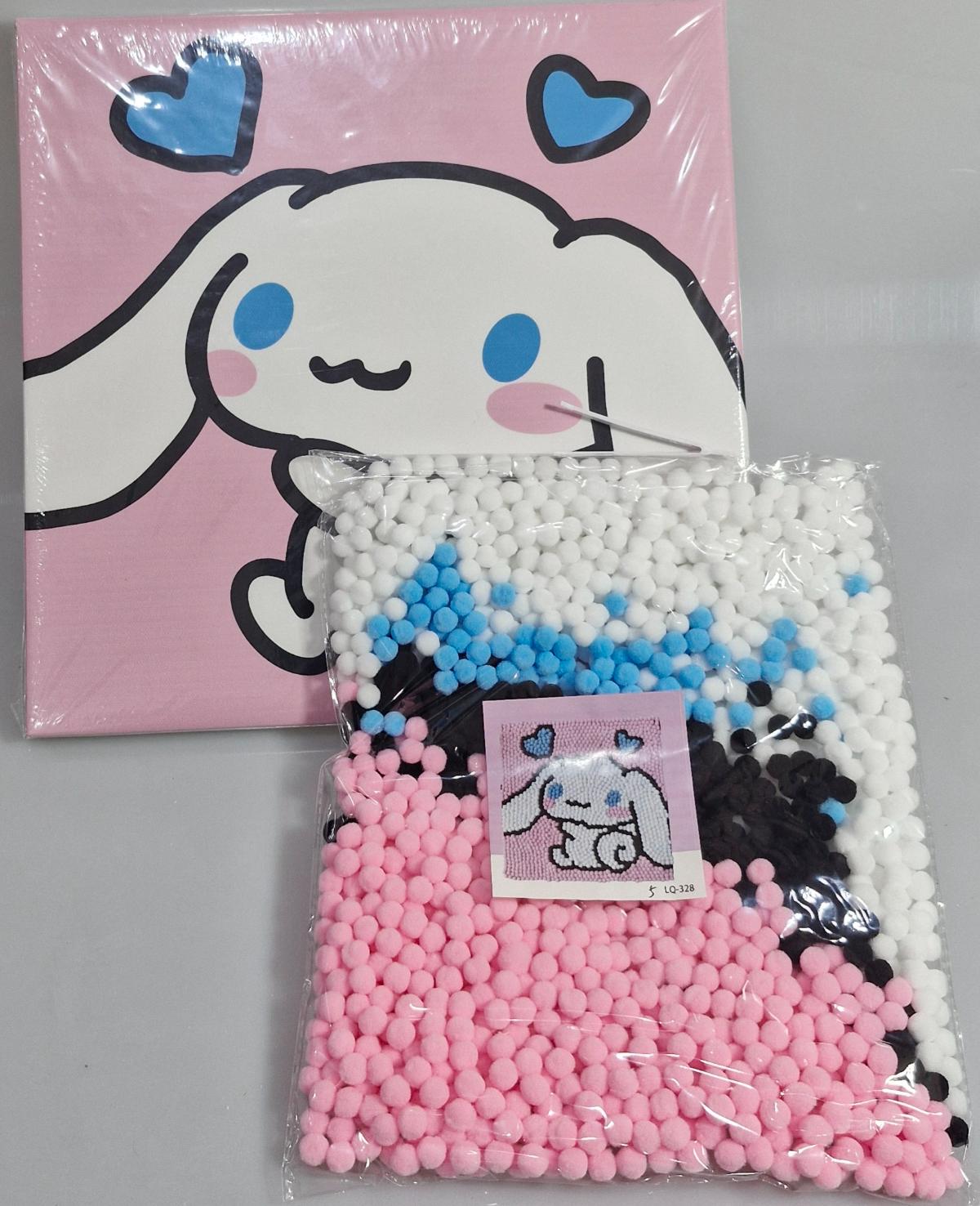 نقاشی پوم پوم سایز 30*30 طرح جور 117-5