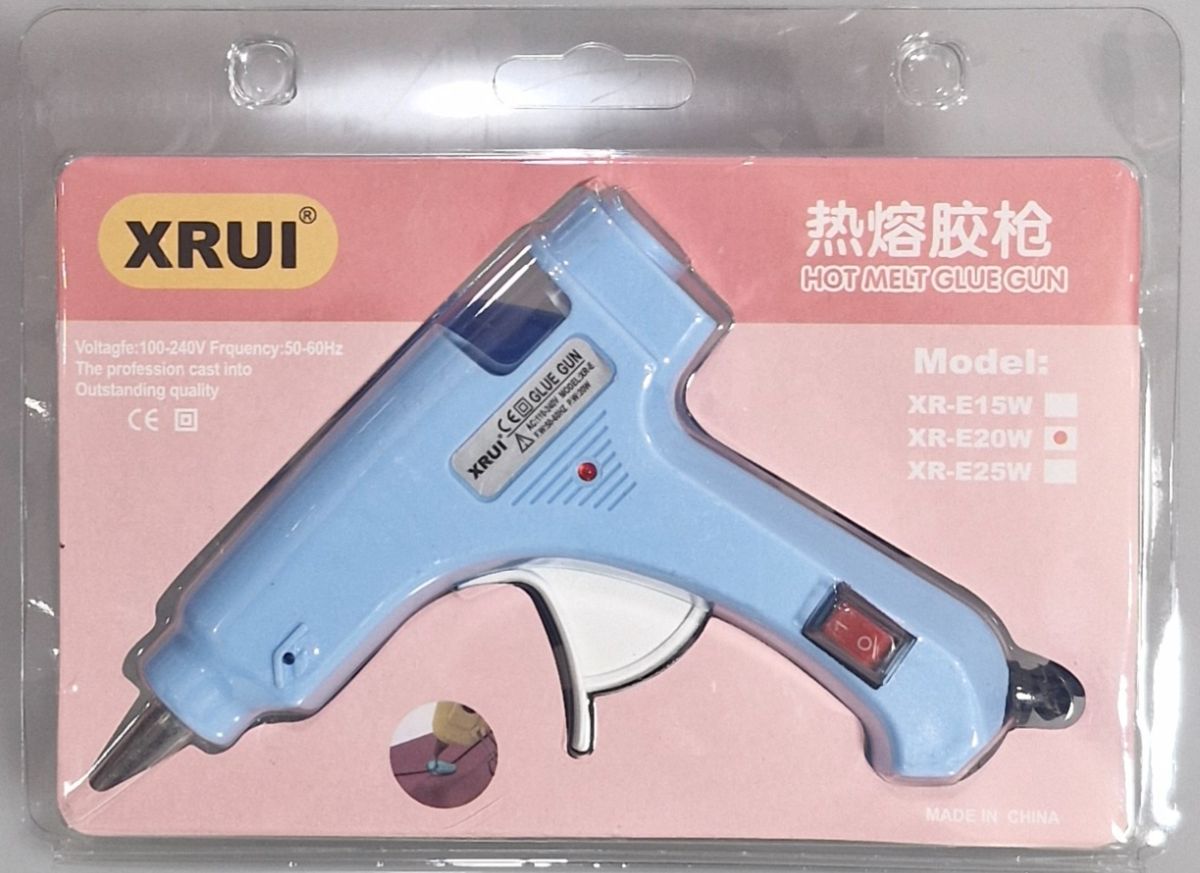 تفنگ چسب حرارتی رنگ پاستلی 20 وات کوچک 125-4