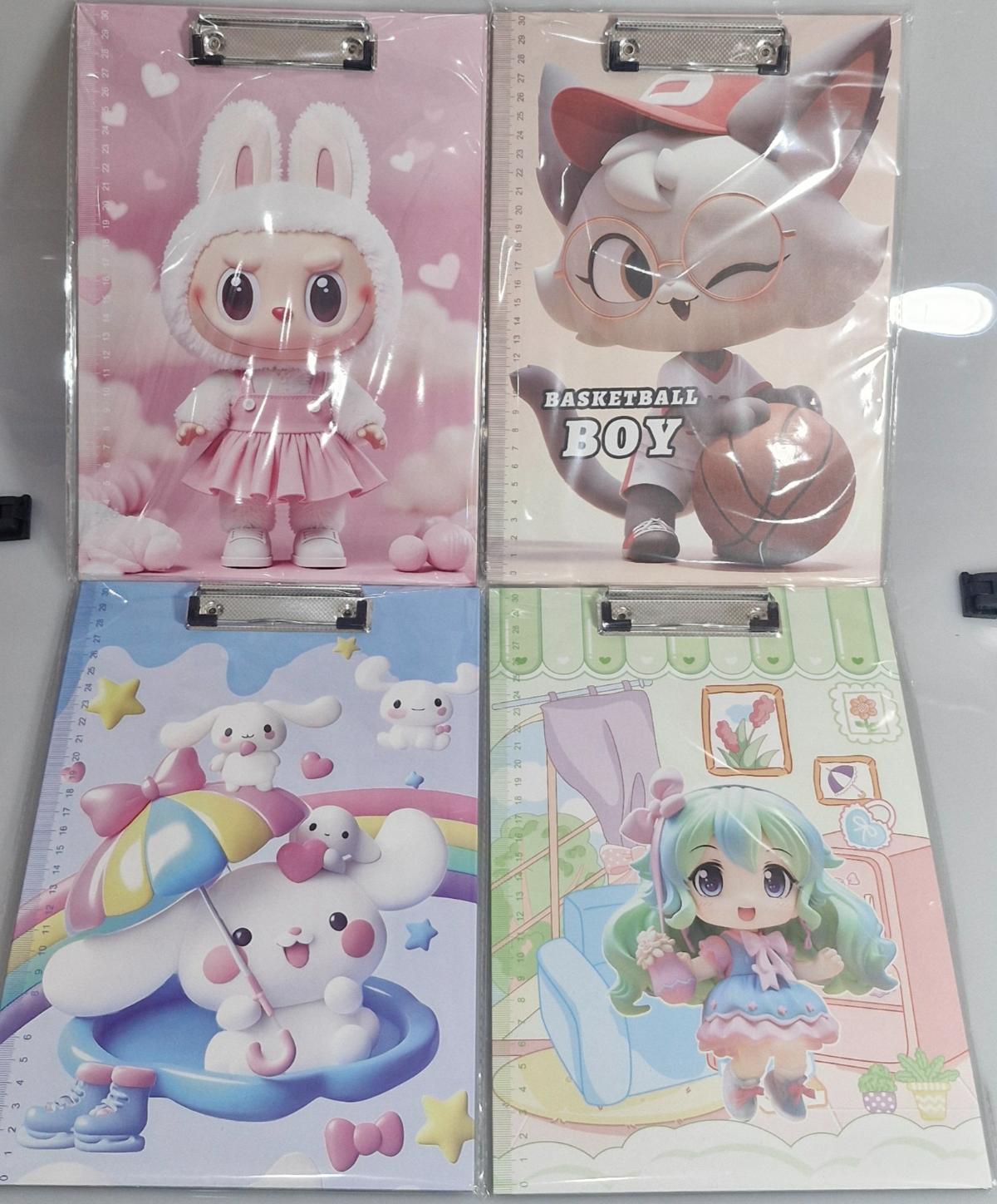 نواس 5202 - تخته شاسی a4 فانتزی خط کش دار 119-2 -119-1 119-3