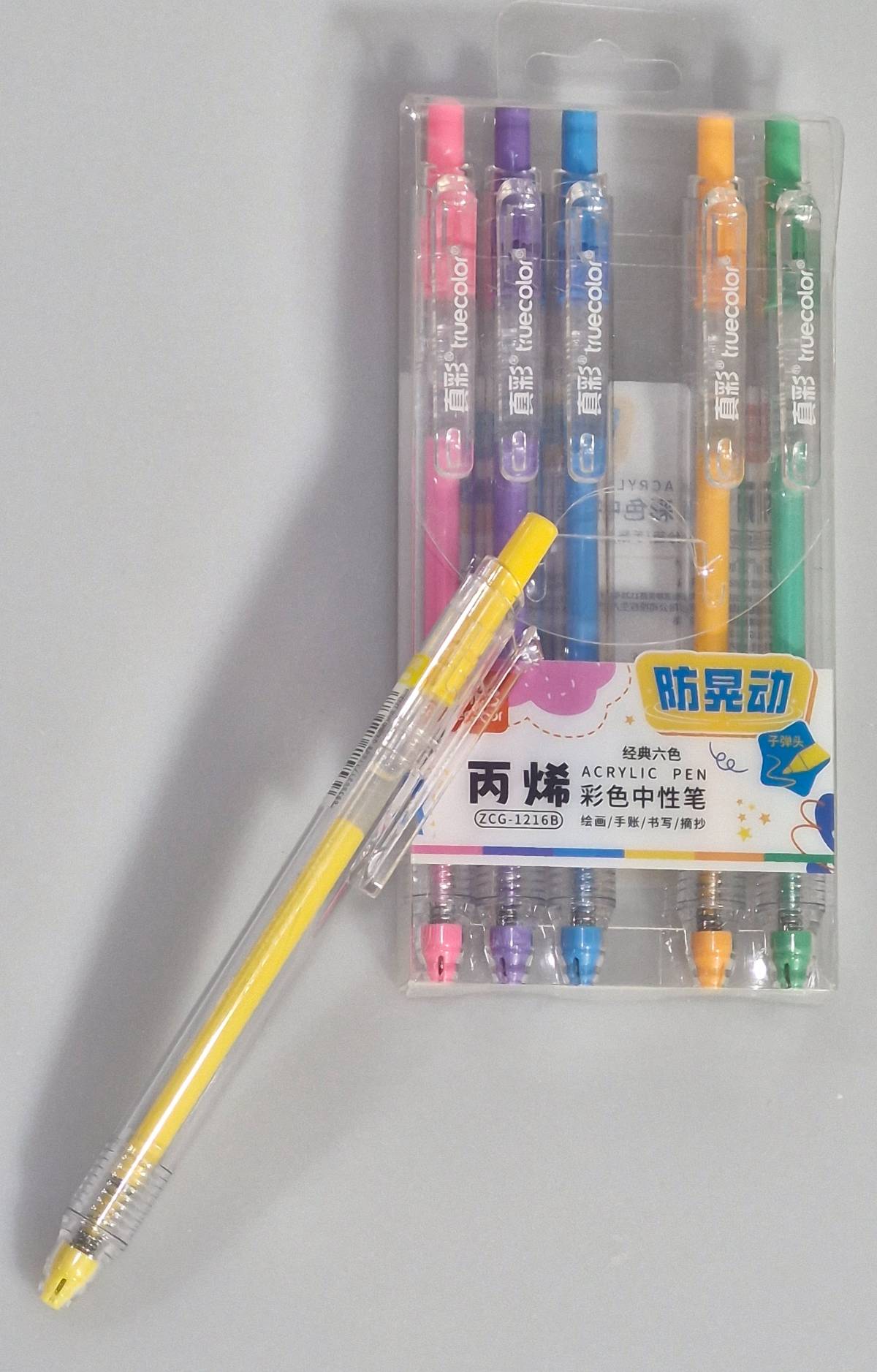 تروکالر 1216 - روان نویس اکریلیک 6 رنگ 145-13