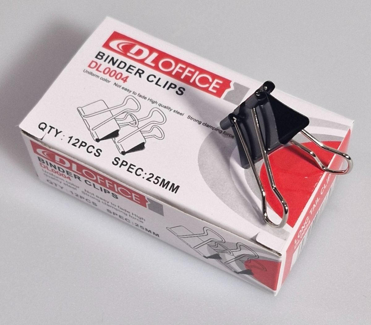 دی ال 0004 - گیره دوبل 25 کارتن 240 ب