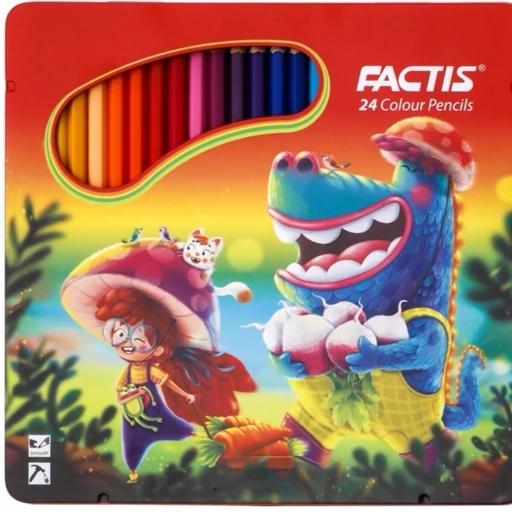 فکتیس - مداد رنگی 24 فلزی