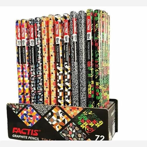 فکتیس - مداد مشکی طرح کاشی