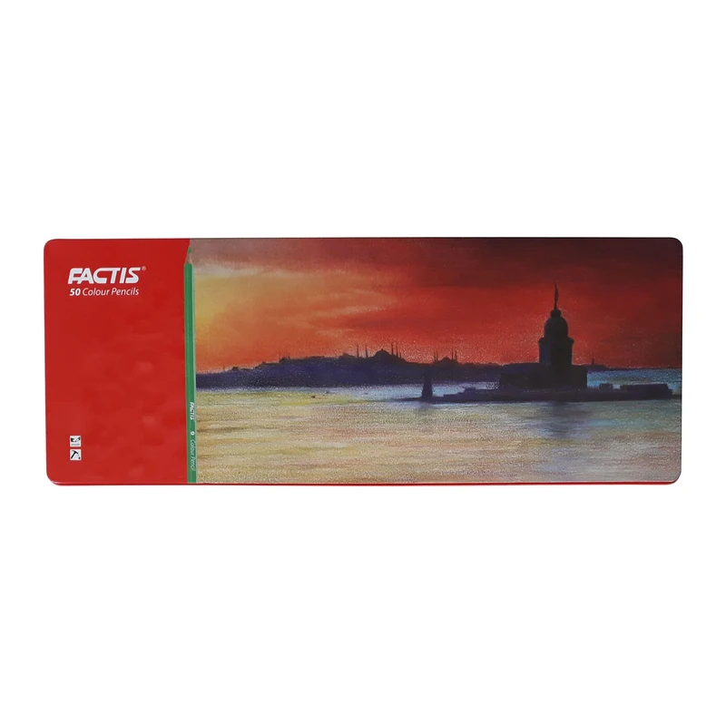 فکتیس - مداد رنگی 50 فلزی