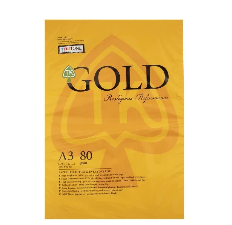 کاغذ گلد A3 وکیوم